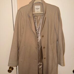 Abercrombie & Fitch Cream Jacket